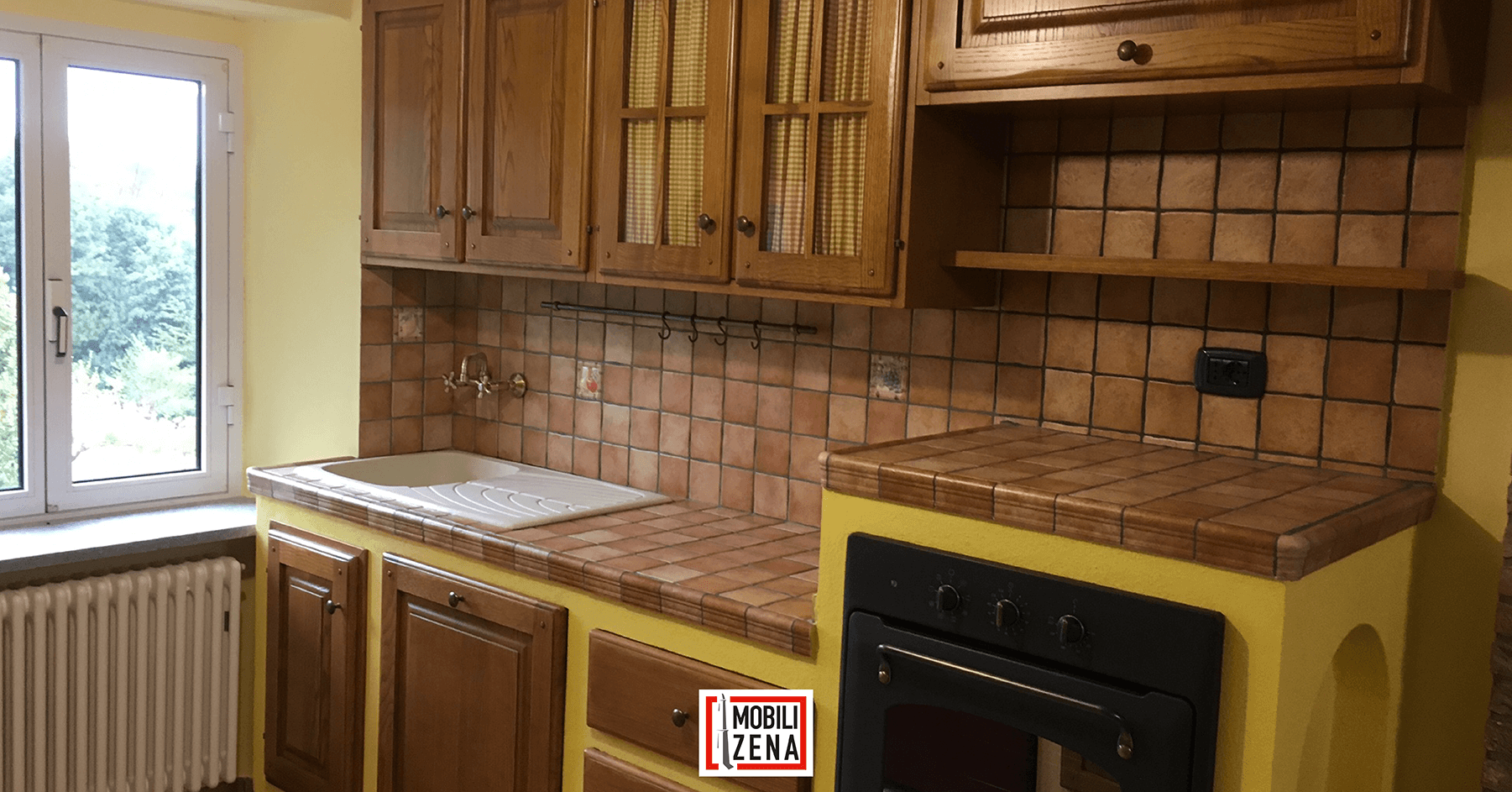 cucine in muratura rustiche