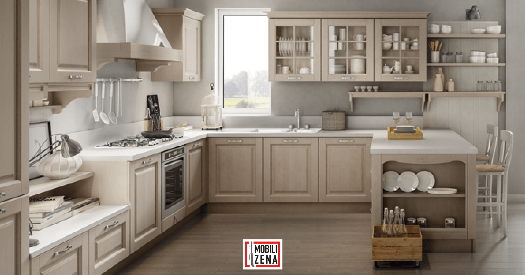 Cucine shabby bianche