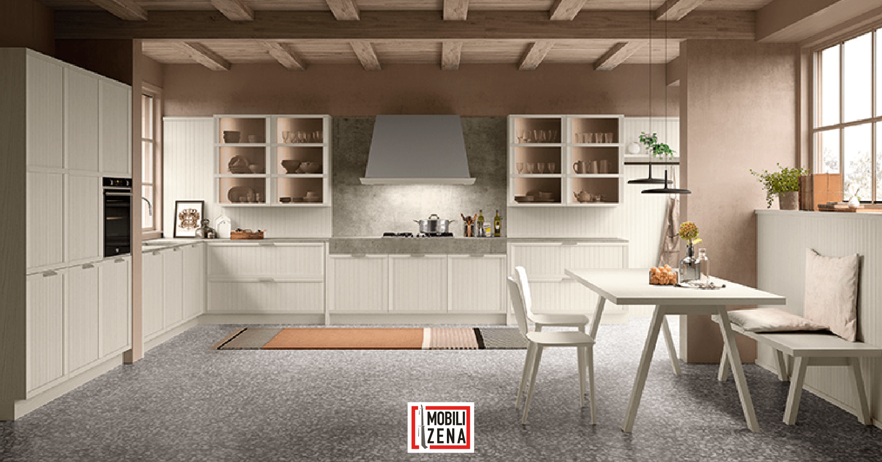 Cucine shabb_minimaly bianche