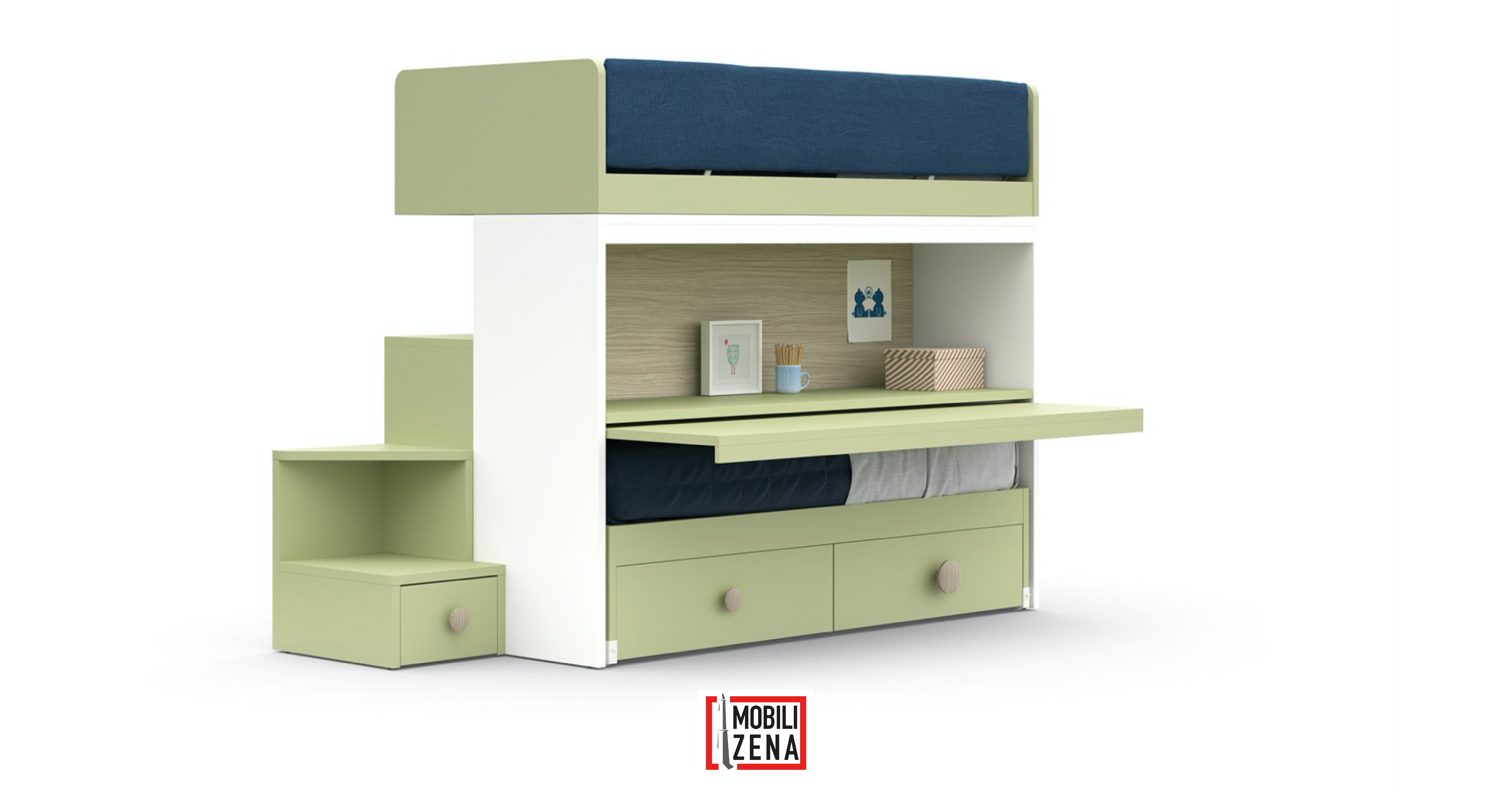 camerata con letto a castello
