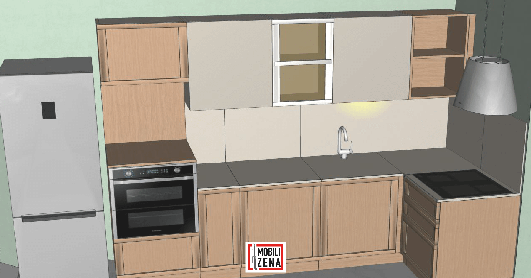 Progettazione cucina moderna genova