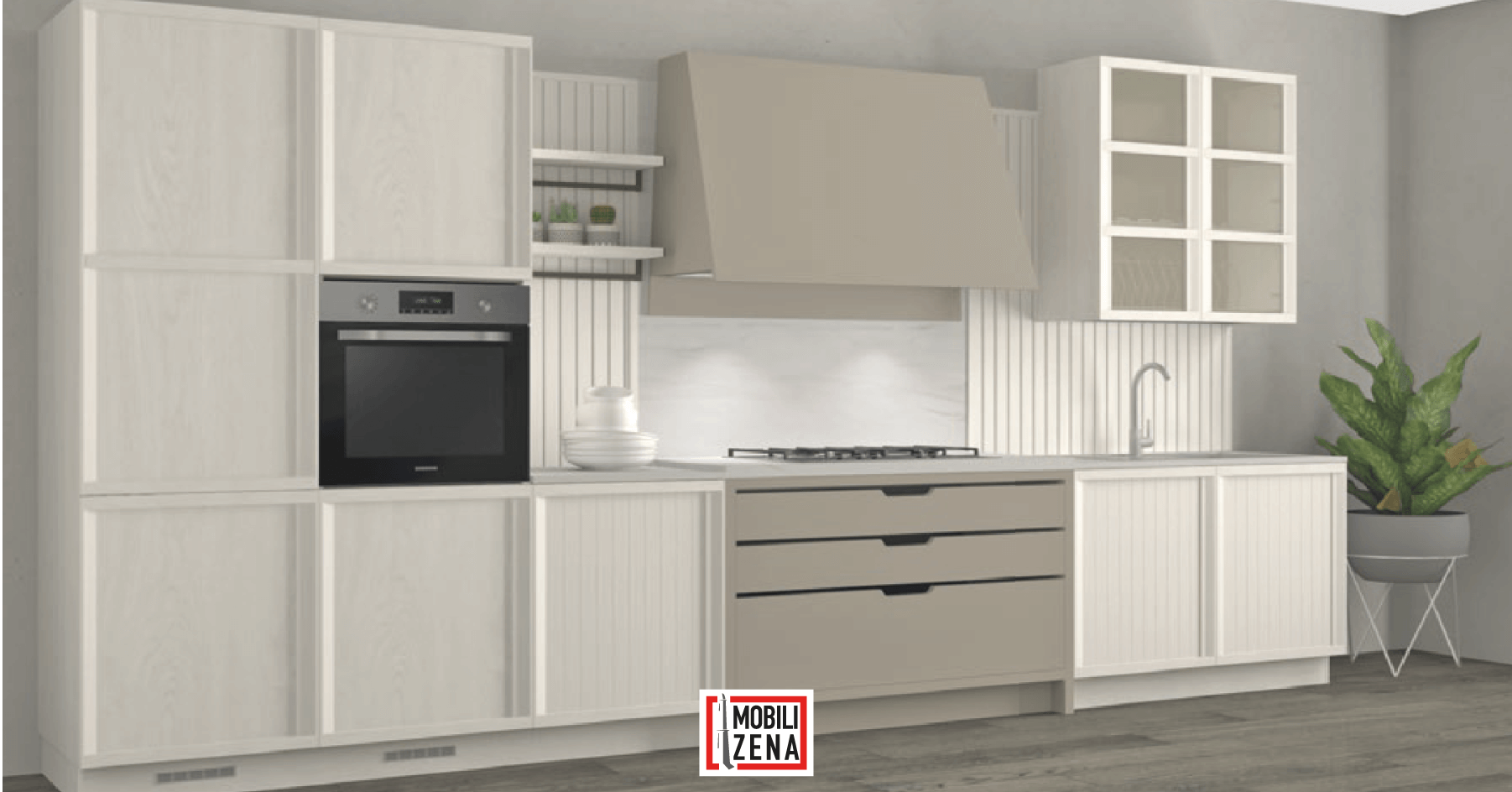 Cucina moderna genova elegante
